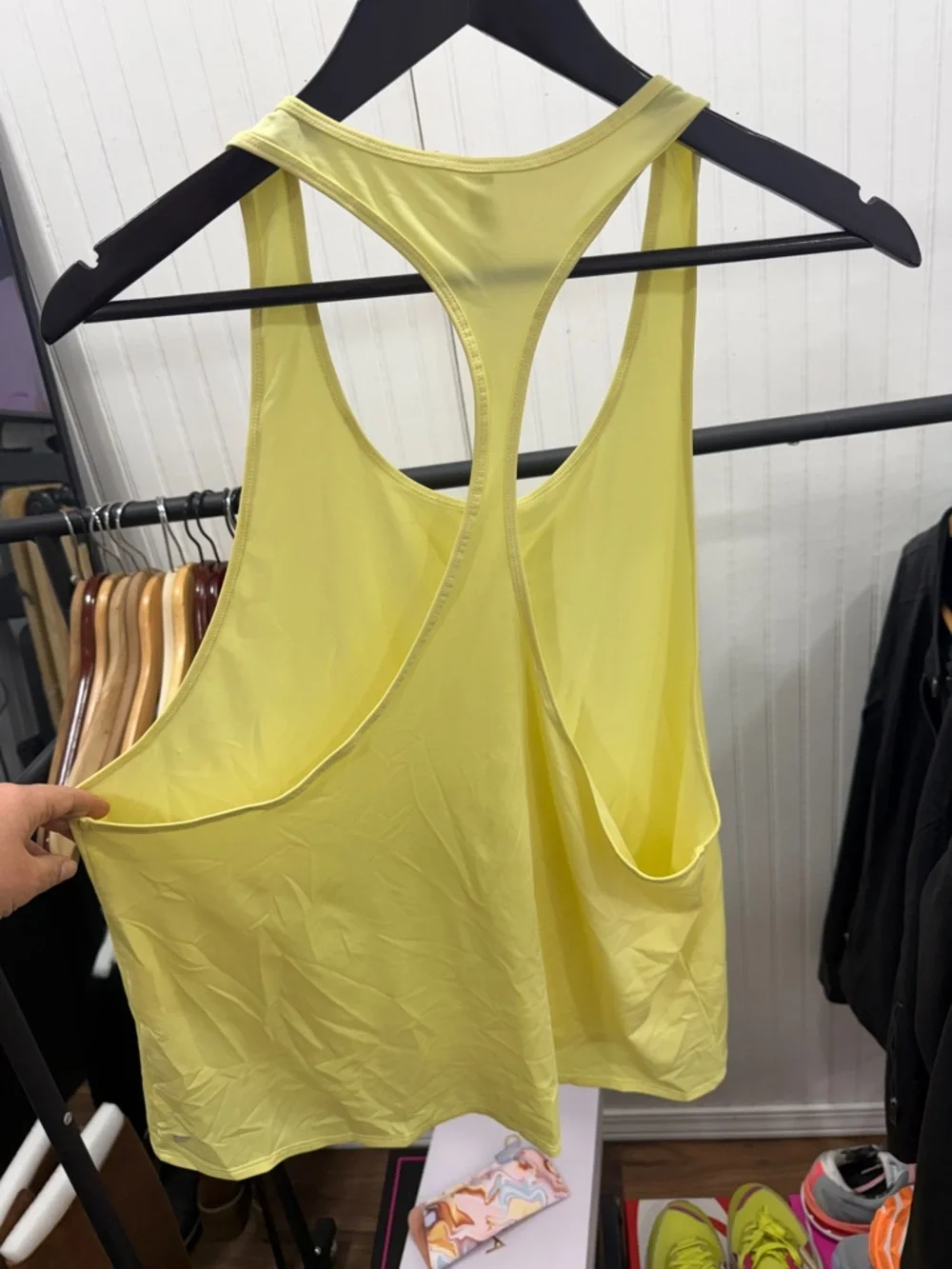 Fabletics Lemon Yellow Racerback Tank - Picture 3 of 4